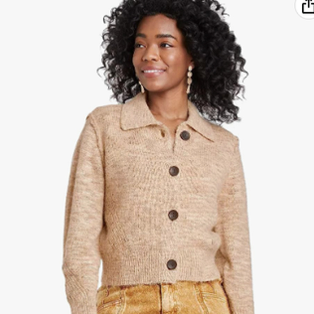 Universal Thread Rust Brown Button-Up Knit Cardigan - Picture 2 of 7